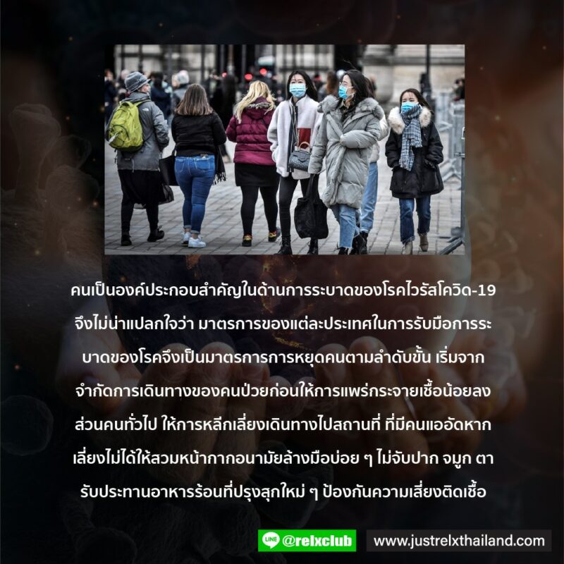 สิ่งสำคัญในการแพร่เชื้อ Covid